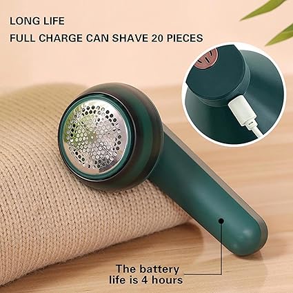 Electric Lint Shaver, Lint Shaver, Test Winner with 6-Blade Blade, USB Rechargeable Electric Lint Remover for Removing Pilling, for Clothes, Furnitureelectric lint remover, Fabric  shaver.