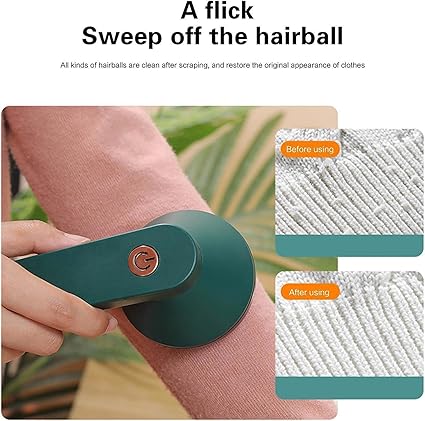 Electric Lint Shaver, Lint Shaver, Test Winner with 6-Blade Blade, USB Rechargeable Electric Lint Remover for Removing Pilling, for Clothes, Furnitureelectric lint remover, Fabric  shaver.