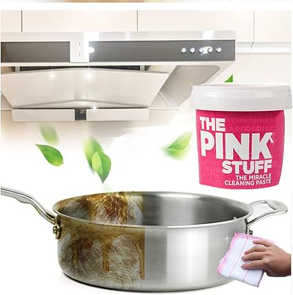 - The Pink Stuff - The Miracle All Purpose Cleaning Paste-The Miracle All Purpose Cleaning Paste, Gentle Multifunctional Household Cleaning Cream, Effective Clean Kitchen Grease Cleaner