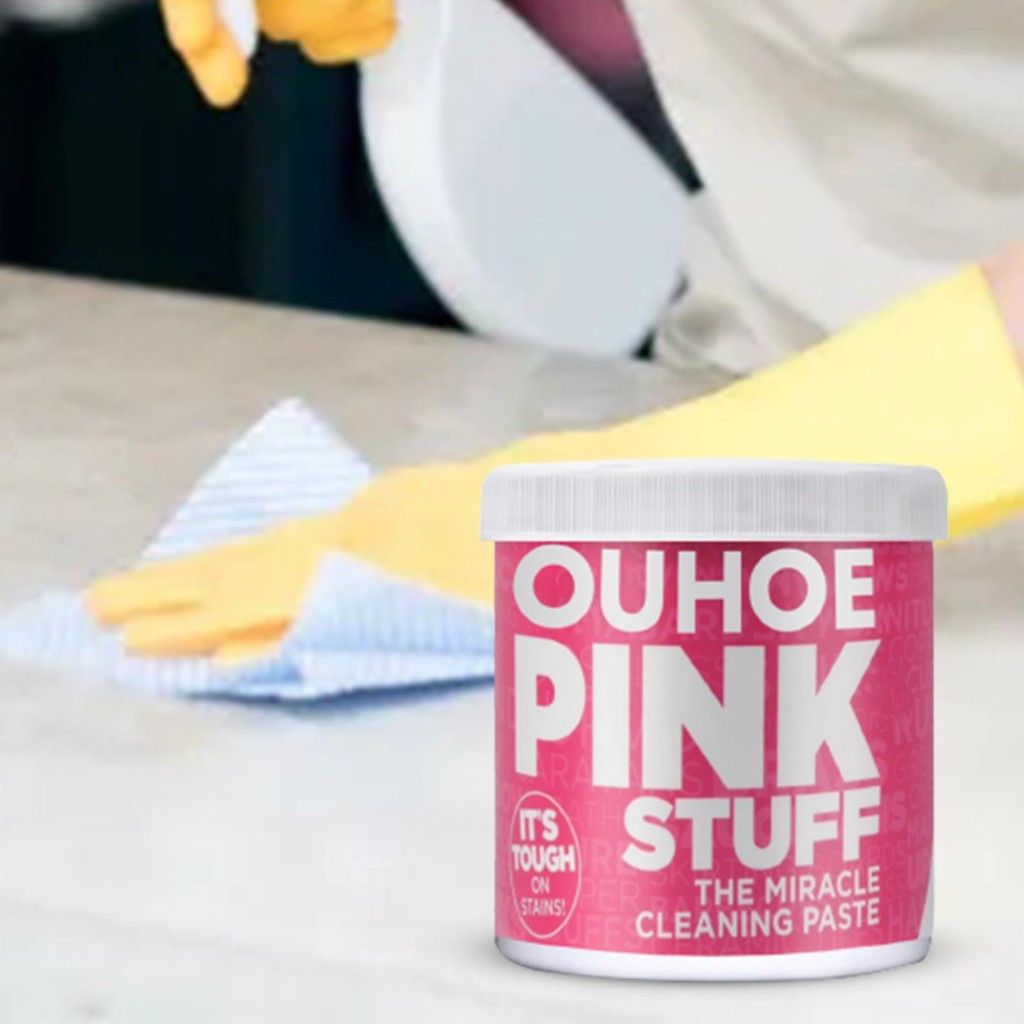 - The Pink Stuff - The Miracle All Purpose Cleaning Paste-The Miracle All Purpose Cleaning Paste, Gentle Multifunctional Household Cleaning Cream, Effective Clean Kitchen Grease Cleaner