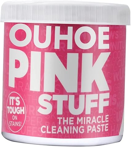 - The Pink Stuff - The Miracle All Purpose Cleaning Paste-The Miracle All Purpose Cleaning Paste, Gentle Multifunctional Household Cleaning Cream, Effective Clean Kitchen Grease Cleaner