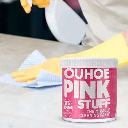- The Pink Stuff - The Miracle All Purpose Cleaning Paste-The Miracle All Purpose Cleaning Paste, Gentle Multifunctional Household Cleaning Cream, Effective Clean Kitchen Grease Cleaner