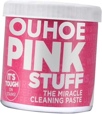 - The Pink Stuff - The Miracle All Purpose Cleaning Paste-The Miracle All Purpose Cleaning Paste, Gentle Multifunctional Household Cleaning Cream, Effective Clean Kitchen Grease Cleaner