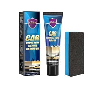 Car Scratch Remover Kit, Car Scratch Remover for Vehicles, Scratch Repair Wax for Car with Wipe & Sponge for Vehicles for Deep Scratches Car Paint Scratch Repair Polishing Wax