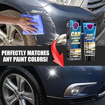 Car Scratch Remover Kit, Car Scratch Remover for Vehicles, Scratch Repair Wax for Car with Wipe & Sponge for Vehicles for Deep Scratches Car Paint Scratch Repair Polishing Wax