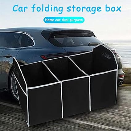 Multifunctional Car Box Large Capacity Increase Space Car Trunk Foldable Storage Bag Set Storage Bag Organizer BagMultifunctional Trunk Organizer Get this multi-functional trunk organizer to keep your