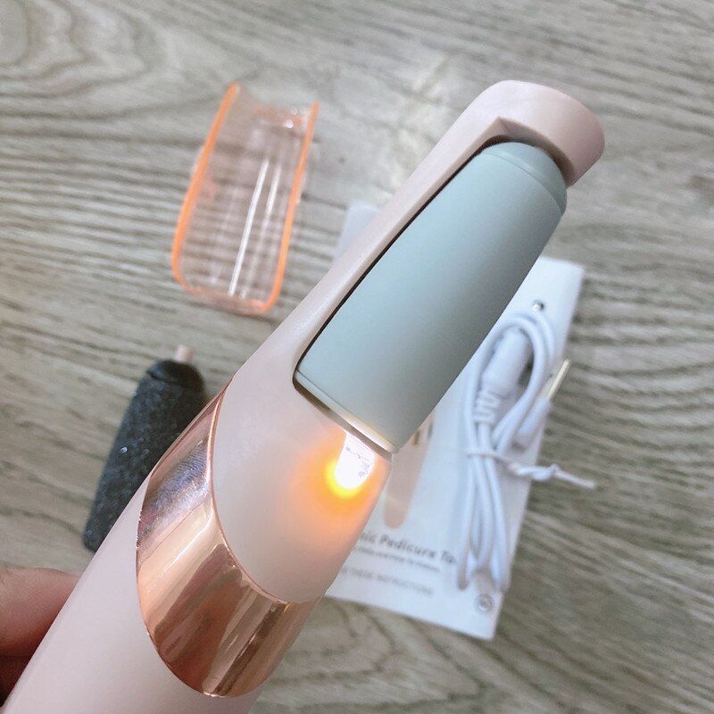 Smooth Pedicure Wand, Electric Callus Remover for Feet, Rechargeable Pedicure Tools Foot Care Kit, Pedicure Tools, Pedicure Tools Kit, Feet Care, Removes Dry Skin for Smoother Feet