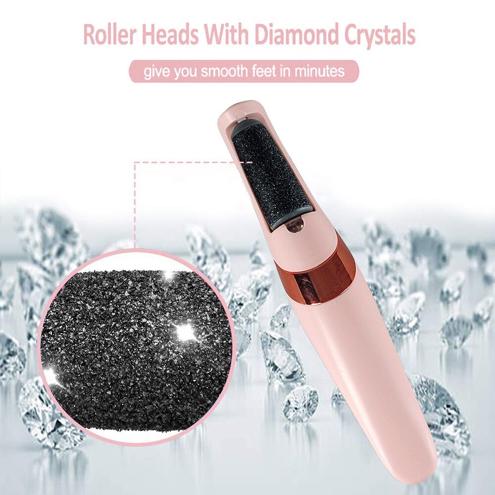 Smooth Pedicure Wand, Electric Callus Remover for Feet, Rechargeable Pedicure Tools Foot Care Kit, Pedicure Tools, Pedicure Tools Kit, Feet Care, Removes Dry Skin for Smoother Feet