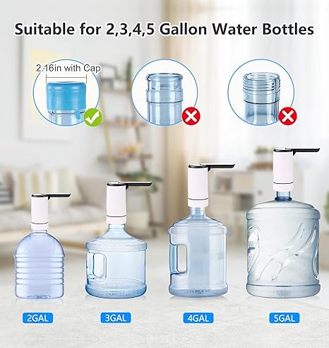 Multifunctional Water Dispenser - with 3 Main Working Modes, USB Rechargeable Battery, Foldable Design, Ideal for Home, Office, Camping, Travel