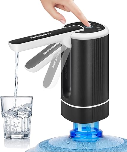 Multifunctional Water Dispenser - with 3 Main Working Modes, USB Rechargeable Battery, Foldable Design, Ideal for Home, Office, Camping, Travel
