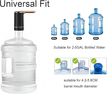 Multifunctional Water Dispenser - with 3 Main Working Modes, USB Rechargeable Battery, Foldable Design, Ideal for Home, Office, Camping, Travel
