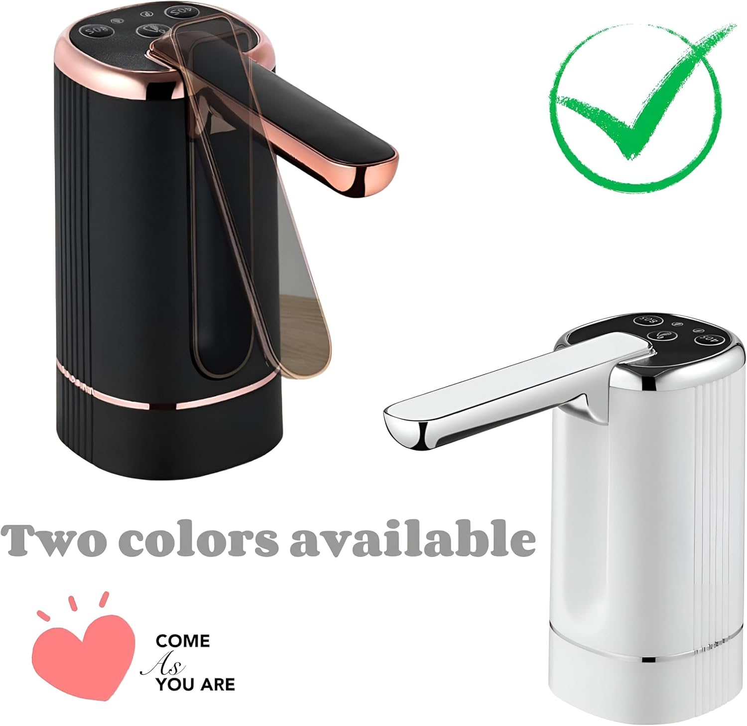 Multifunctional Water Dispenser - with 3 Main Working Modes, USB Rechargeable Battery, Foldable Design, Ideal for Home, Office, Camping, Travel