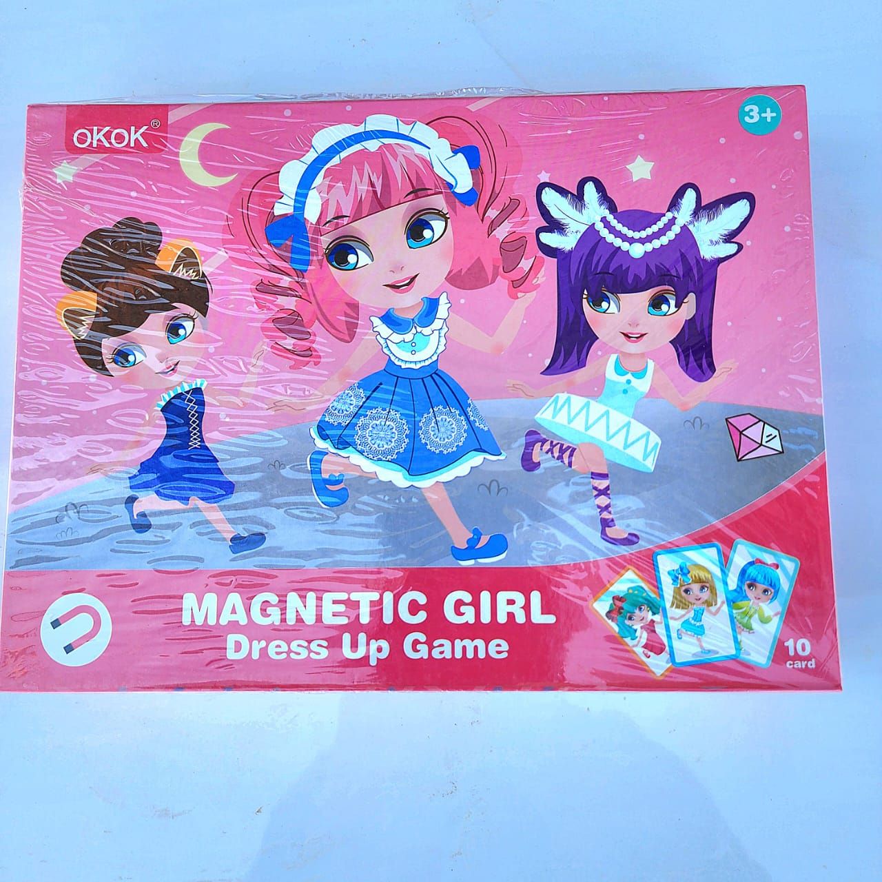 Magnetic girl/princess dress up jigsaw puzzle game, Dress up Battle Game Role Play Change Cloth Game Hand Eye Coordination Pretend Play Dress up Toys Kids