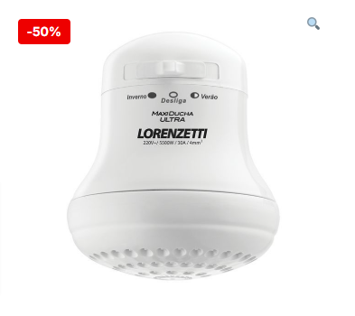 Lorenzetti Instant Water Heater Shower Head For Salty And Fresh Water , Saves water  Instant Shower Long lasting heating element 3 Features (Normal, Warm and Hot) Electronic temperature control