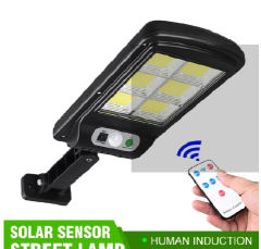 New Sensor Street Lamp Light PIR Motion Sensor Garden Outdoor LED Lighting Waterproof Smart Remote Control Lamp Solar Power Street Lamp