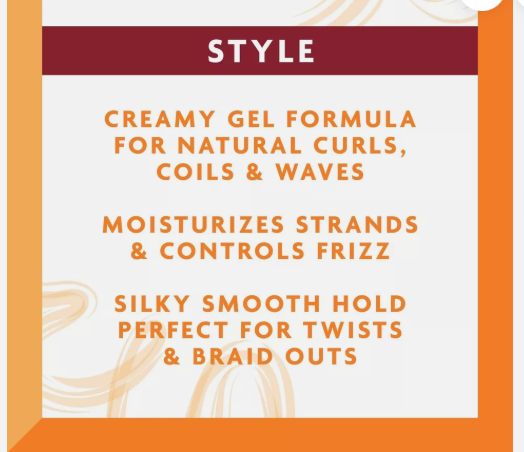 Cantu Shea Butter Moisturizing Twist & Lock Gel with Shea Butter for Natural Curls, Coils, Waxes. Cantu Twist & Lock Gel  Controls frizz for a silky smooth hold.