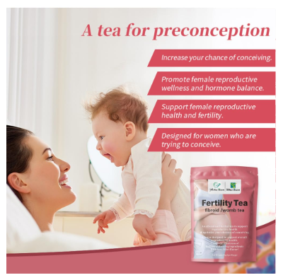Fertility Tea, Fibroid & Womb Tea, Clean, Love, Care for Women, 30 Tea Bags. Fertility Tea an all- herbal tea to support reproductive health and optimize your chances of conceiving.