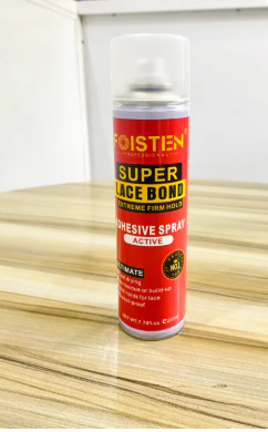 Foisten Super Lace Bond Lace Melting Spray Wig Glue Special Hair Glue Spray Lace Glue Spray Active Adhesive Spray, Original Adhesive Spray, or Supreme Adhesive Spray.  Say goodbye to wig worries