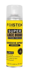 Foisten Super Lace Bond Lace Melting Spray Wig Glue Special Hair Glue Spray Lace Glue Spray Active Adhesive Spray, Original Adhesive Spray, or Supreme Adhesive Spray.  Say goodbye to wig worries