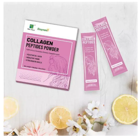 Daynee Collagen Peptides Powder Secret Formula For Youthful Skin, Healthy Hair, and Stronger Nails Whitening Glow Enzymes Protein Powder 100% Pure Formula Dietary Supplement