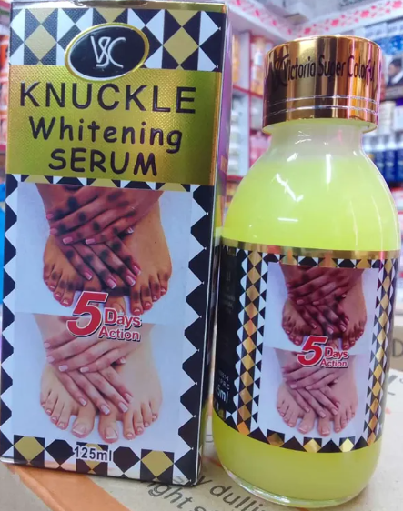 V&C  Dark Knuckle Whitening Serum 5 DAYS ACTION-125 ml Pigmentation Correctors Hand Knuckle Elbows Knee Brightening Moisturizing Skincare