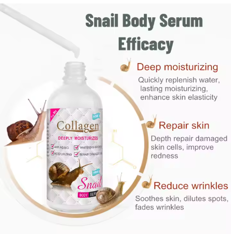 3in1 AICHUN BEAUTY COLLAGEN SNAIL SKIN CARE SNAIL SOAP , SERUM AND CREAM PRODUCTS TO TRANSFORM YOUR SKIN BY MOISTURISING, LIGHTENING,NOURISHING AND FIRMING SNAIL COLLAGEN SET