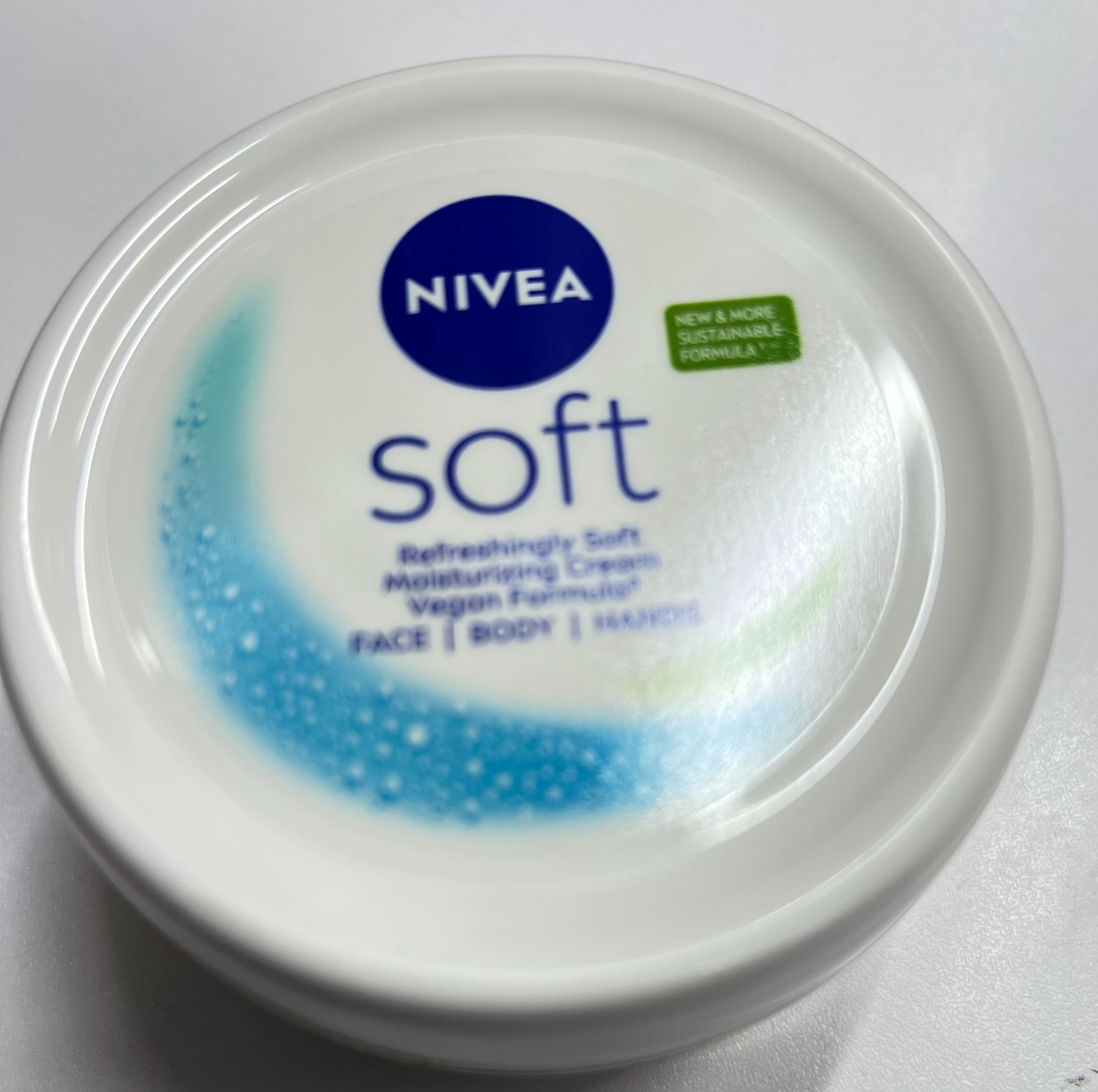 NIVEA Soft Moisturizing Cream Perfect for face, hands, and body, it nourishes deeply while giving your skin a fresh and healthy glow.