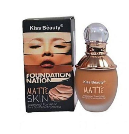 Kiss Beauty Nation Matte Skin Waterproof Foundation Perfecting Makeup