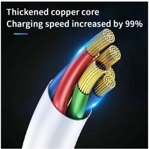 Charging Cables USB Data Cables iPhone Accessories Suitable For Smartphones, Huawei, Samsung, Xiaomi, OPPO, Realme, iPhone full Charging Cable And Car Data Cable USB Type-C Charging & Normal Cables