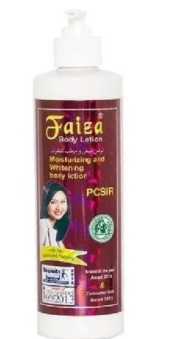 Faiza No 1 Beauty Moisturizing And Whitening Body Lotion Faiza lotion for removing acne, wrinkles & freckles