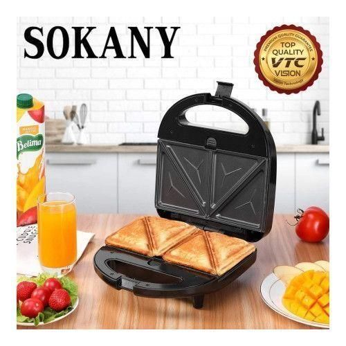 Sokany Sandwich Maker & Toaster 2 Slice