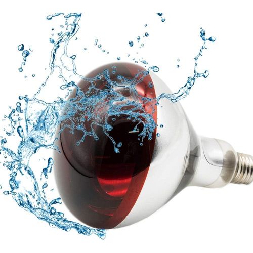 Red Infrared chicken bulb, Heat Lamp for Chickens Coop Brooder and Reptile Heat Bulb 220 Volts Infrared Red Light