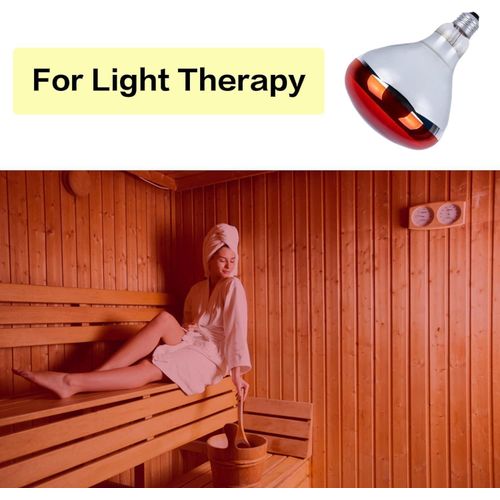 Red Infrared chicken bulb, Heat Lamp for Chickens Coop Brooder and Reptile Heat Bulb 220 Volts Infrared Red Light