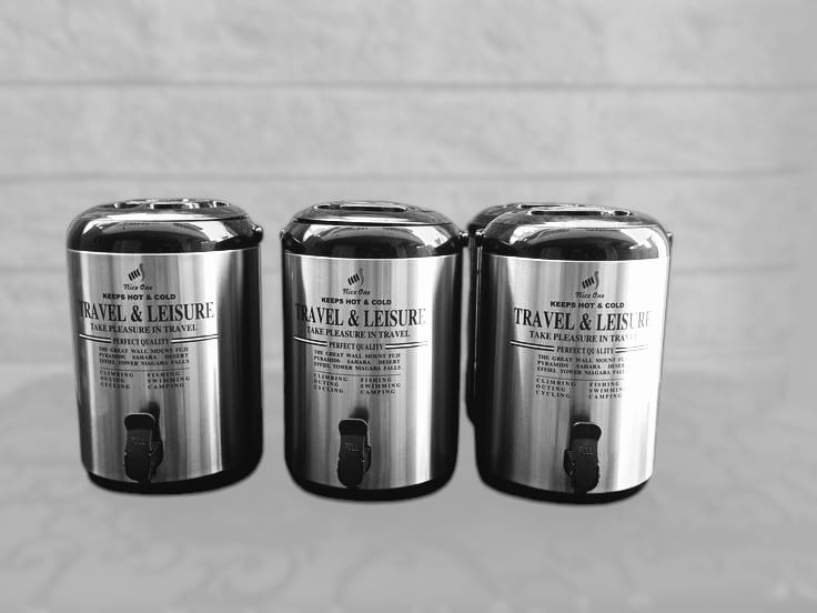 Tea-urn Kitchen Water, Tea/Coffee 9.5L Stainless steel Portable Food container