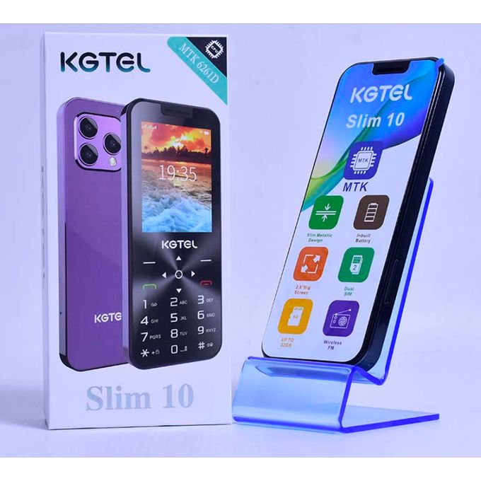 Kgtel Slim 10 Feature Phone with 3 Rear Cameras and wireless FM radio