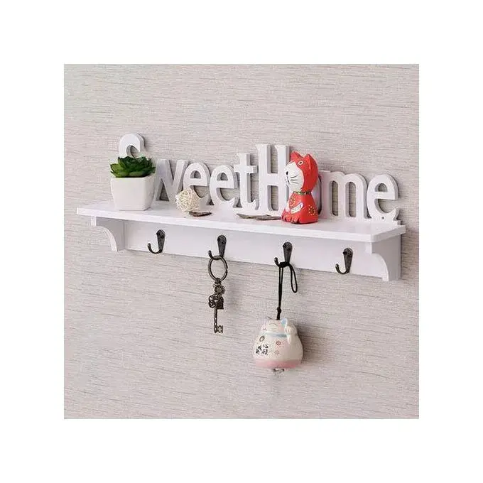 (CRAZY OFFERS!!)Sweethome key holder Special welcome decor Sweet Home shape design Ideal for wall door bathroom home decoration