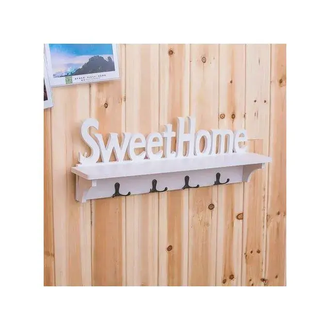 (CRAZY OFFERS!!)Sweethome key holder Special welcome decor Sweet Home shape design Ideal for wall door bathroom home decoration