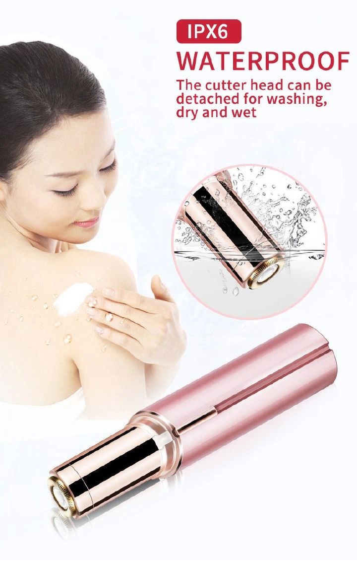 3 in1 Women Electric Eyebrow Trimmer Mini Eye Brow Epilator Facial Hair Removal USB Charging Portable Women Painless Razor Shaver Tool