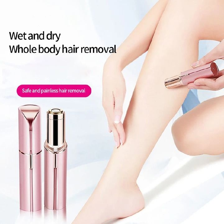 3 in1 Women Electric Eyebrow Trimmer Mini Eye Brow Epilator Facial Hair Removal USB Charging Portable Women Painless Razor Shaver Tool