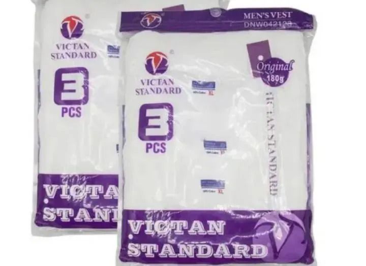 Felix Best men's vests 100% cotton - 3 pack (All White)