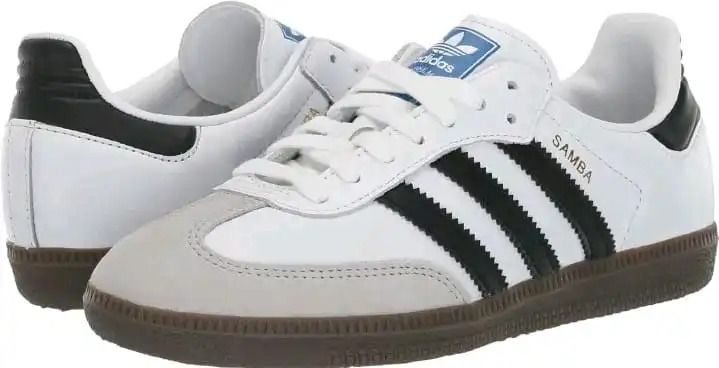 BIG OFFER! NEW ARRIVAL UNISEX Samba white/black. Size 37-45 Men's/Women's  Fashion shoes casual sneakers premium quality as in the picture