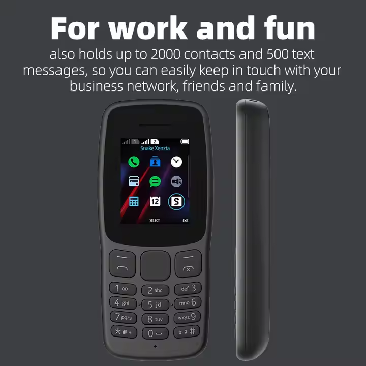 105 106 Unlocked Gsm Dual Sim Feature Phone Very Cheap With Keypad Mobile Phone