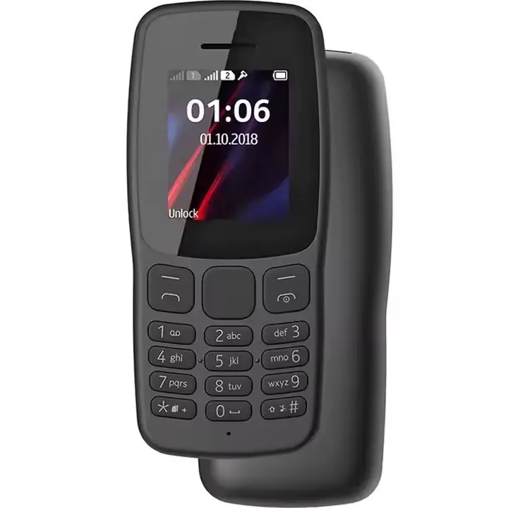 105 106 Unlocked Gsm Dual Sim Feature Phone Very Cheap With Keypad Mobile Phone