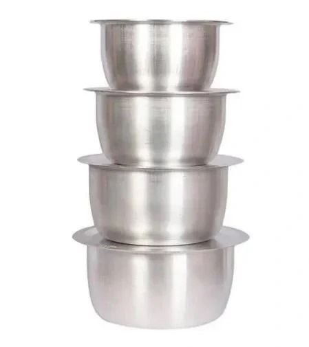Cooking Pots Cookware Set Stainless Steel Metal Durable Kitchen Utensils 14-30CM( NO LIDS)