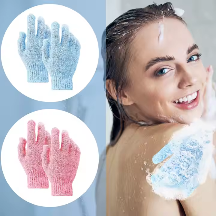 Eco Friendly Natural Reusable Exfoliating Bath Glove Shower Sisal Mitt Soap Foaming Bag Body Exfoliating Gloves