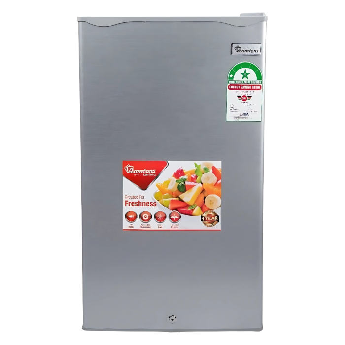 Ramtons Single Door Fridge 90Litres RF 215 – Energy Efficient, Compact Fridge with Freezer Compartment