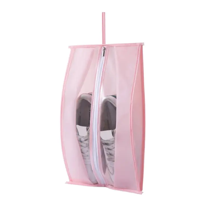 1PCS Shoe pocket 30x40cm Shoes Bag Waterproof Zipper Design ABS Plastic Storage Bag for Travelling