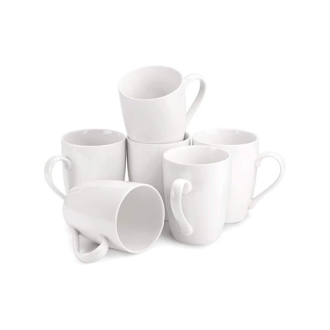 Classic Kitchenware QUALITY Ceramic Mug Set - 6pcs- 385ml