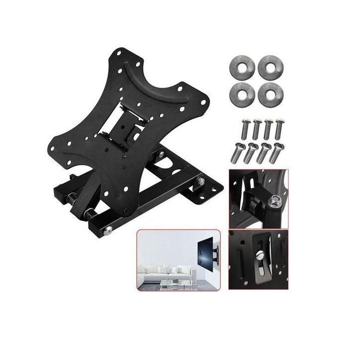 Home Design Heavy-Duty TV Wall Mount – Secure Bracket for TVs // ROTATING 14"-55" TILT MOVING WALL MOUNT BRACKET