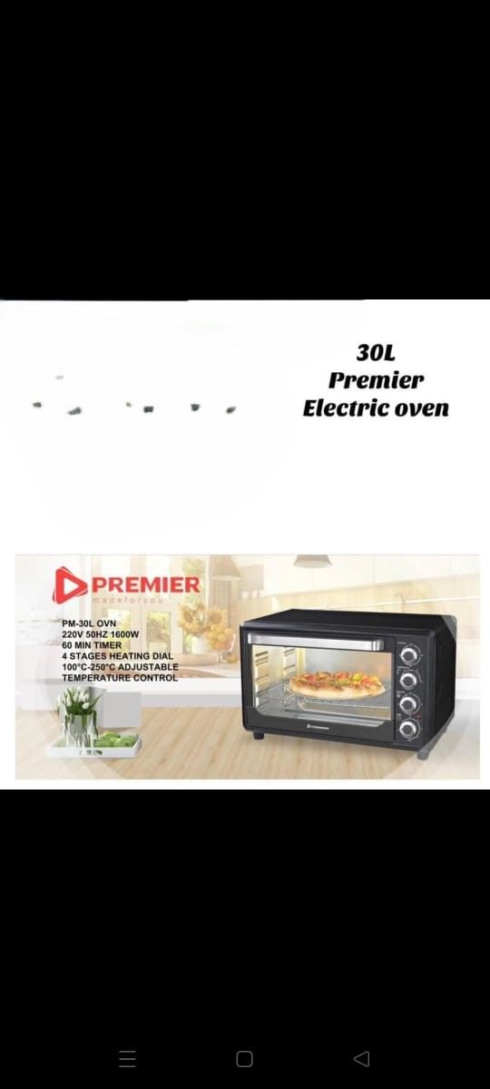 Premier Electric Oven 30litres Oven microwave electronics and appliances small kitchen appliances microwave ovens
